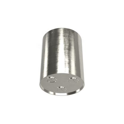 Treemme Watertube ITRTBR414IS soffione doccia a soffitto 10 cm inox satinato