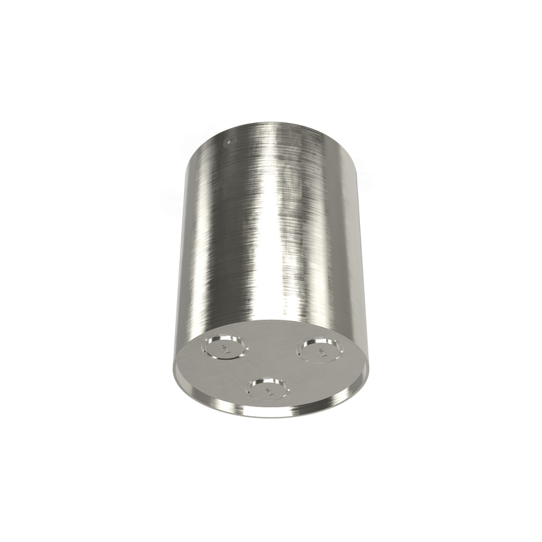 Treemme Watertube ITRTBR414IS soffione doccia a soffitto 10 Acciaio, componenti inclusi smontati: corpo incasso, placca e...