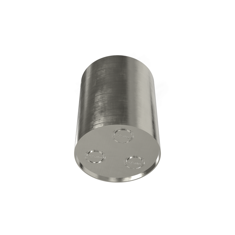 Treemme Watertube ITRTBR418IS soffione doccia a soffitto in, dettaglio ravvicinato della finitura e del marchio...