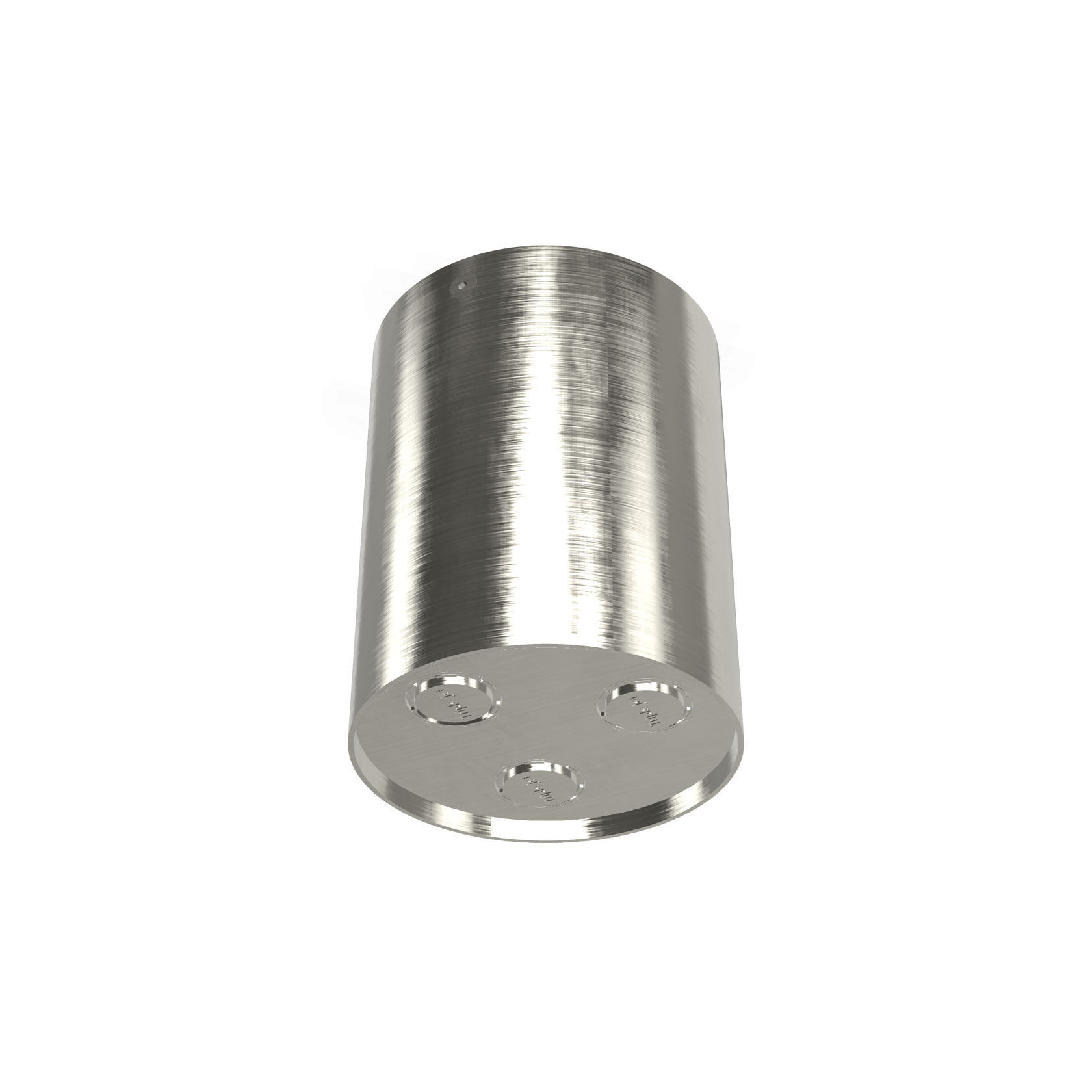 Treemme Watertube ITRTBR418IS soffione doccia a soffitto in, componenti inclusi smontati: corpo incasso, placca e rosone...