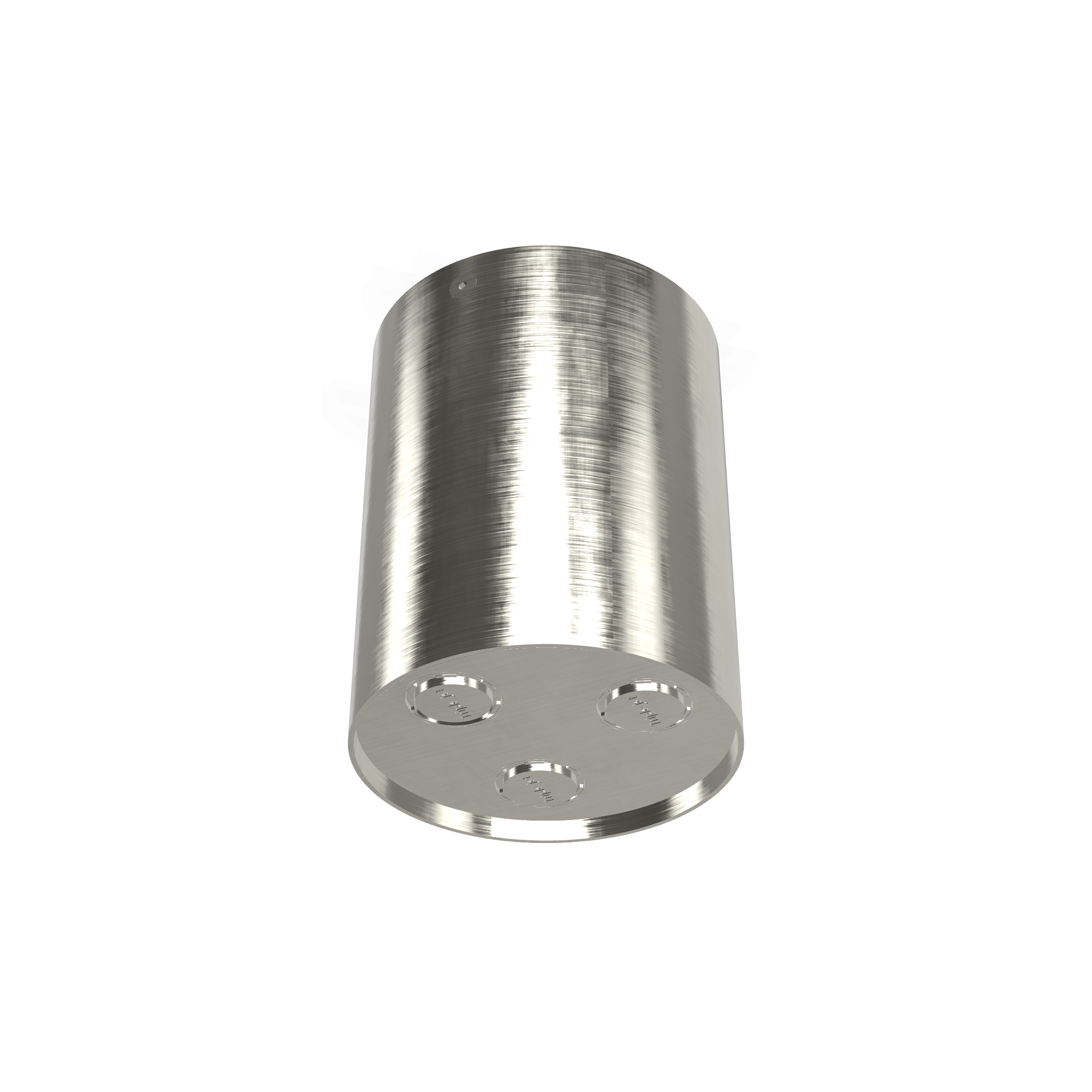 Treemme Watertube ITRTBR418IS soffione doccia a soffitto in, componenti inclusi smontati: corpo incasso, placca e rosone...