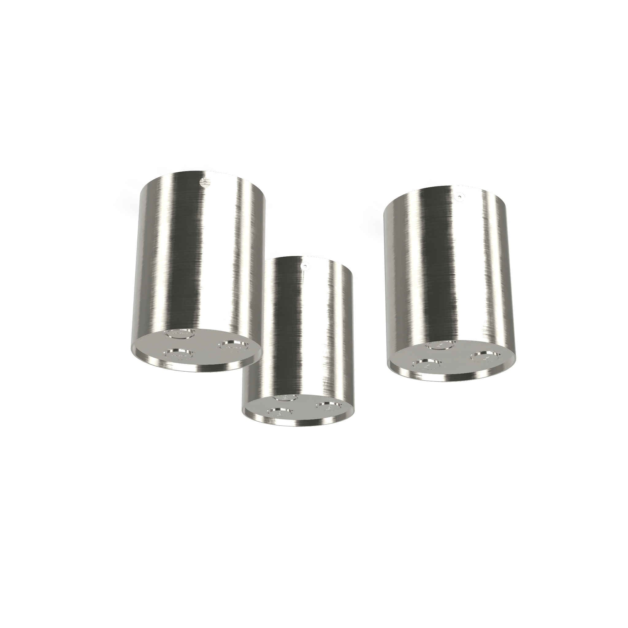 Treemme Watertube ITRTBR420IS soffione doccia a soffitto 3, componenti inclusi smontati: corpo incasso, placca e rosone...