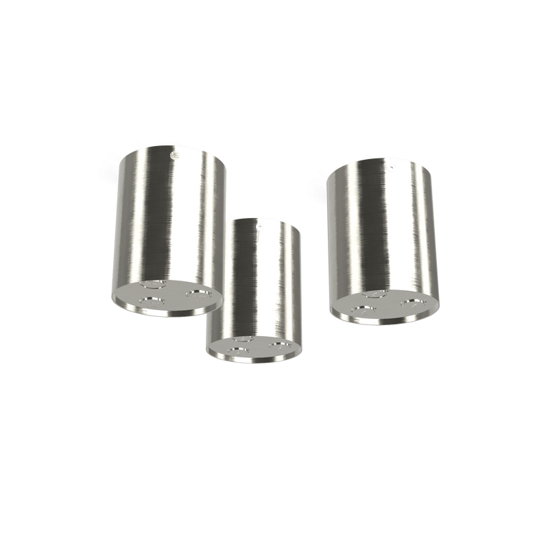 Treemme Watertube ITRTBR420IS soffione doccia a soffitto 3, componenti inclusi smontati: corpo incasso, placca e rosone...
