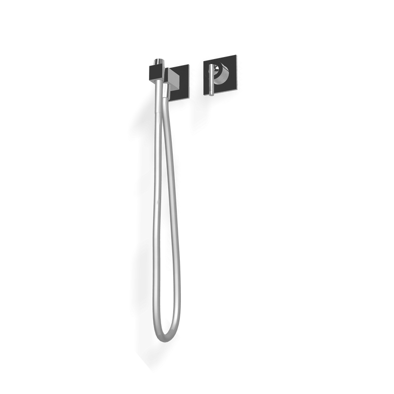 Treemme Arche idroscopino bidet wc con miscelatore senza Cromo Lucido, dettaglio ravvicinato della finitura e del marchio...