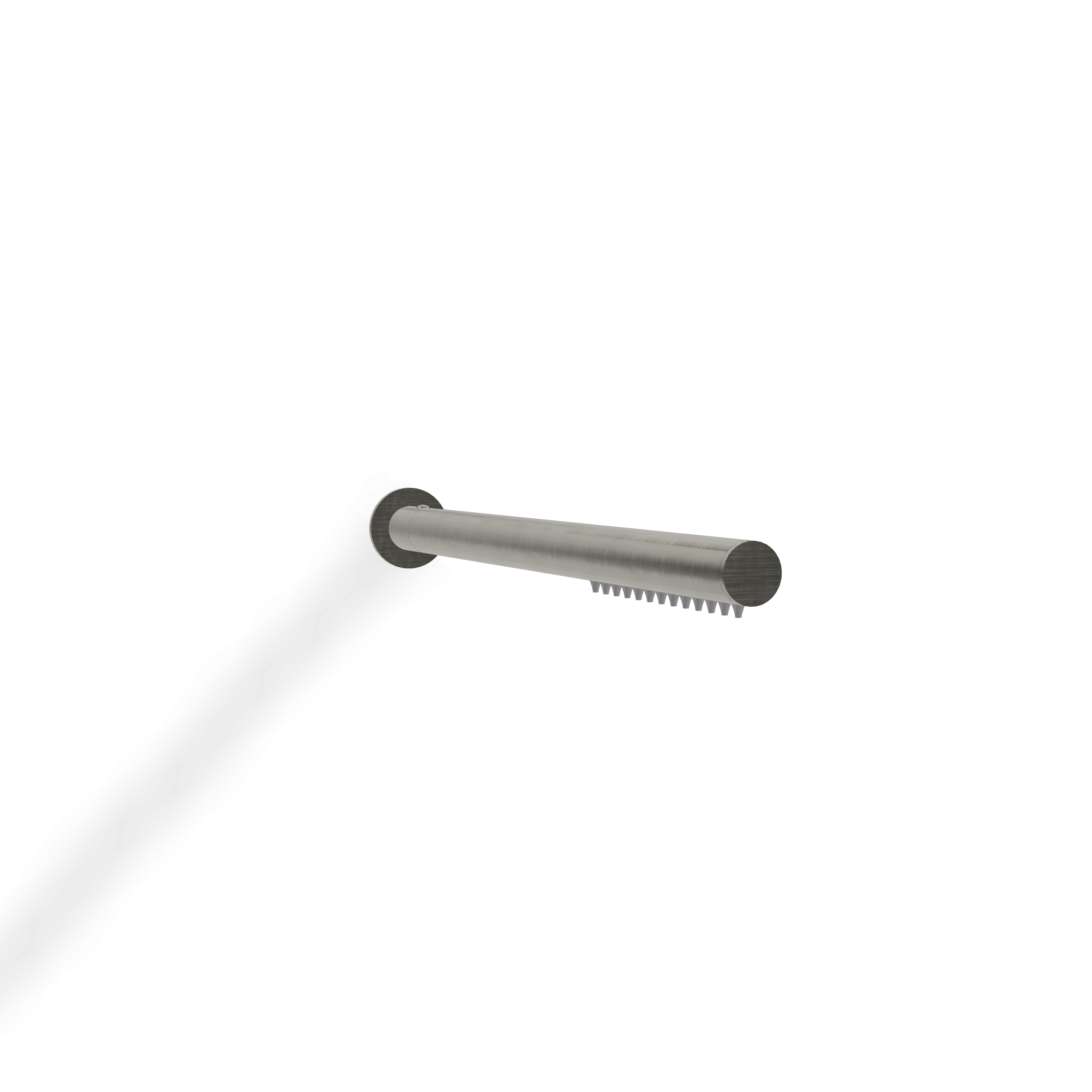 Treemme 22mm RWIT1147IS01 soffione stick a parete 36 cm in, componenti inclusi smontati: corpo incasso, placca e rosone...
