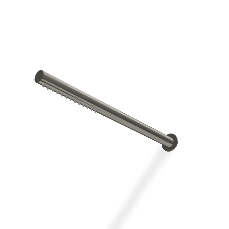Treemme 22mm RWIT1147IS01 soffione stick a parete 36 cm in, dettaglio ravvicinato della finitura e del marchio...