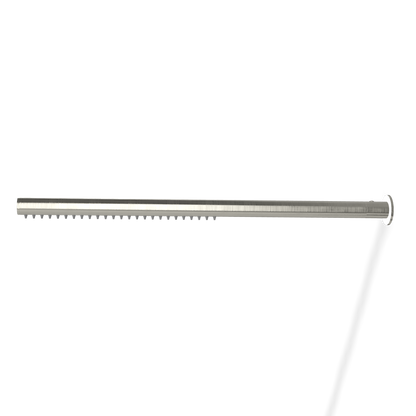 Treemme 22mm RWIT1147IS03 soffione stick a parete 48 cm in acciaio inox satinato