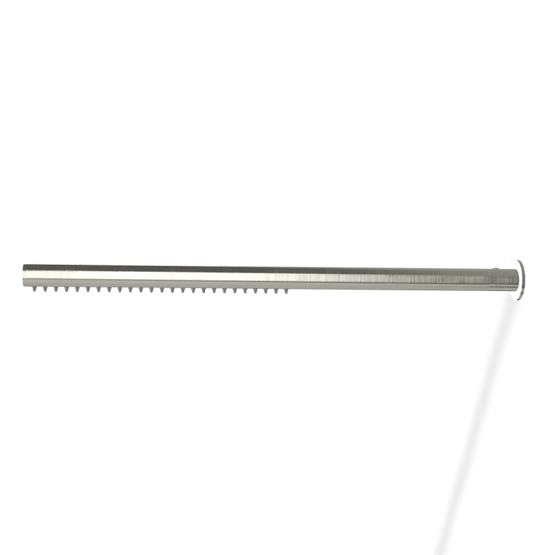 Treemme 22mm RWIT1147IS03 soffione stick a parete 48 cm in, componenti inclusi smontati: corpo incasso, placca e rosone...