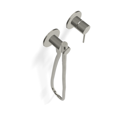 Treemme 40mm idroscopino wc e bidet con miscelatore senza parte incasso inox satinato