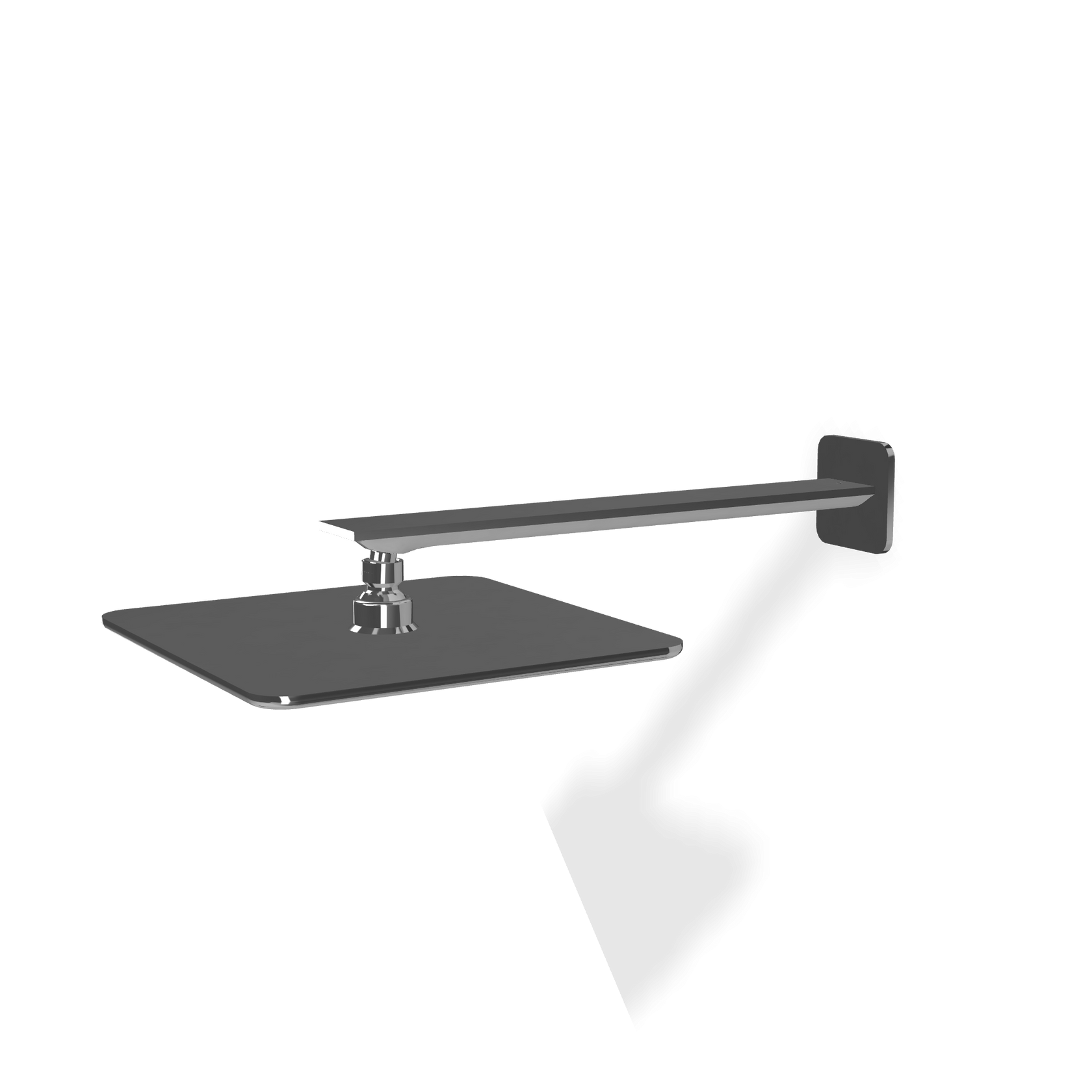 Treemme Ran RWIT2247CC01 soffione 25x25 a parete Cromo Lucido, componenti inclusi smontati: corpo incasso, placca e...