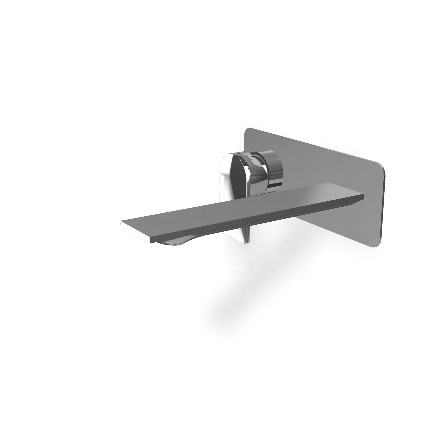 Treemme Ran RWIT22A7CC01 Miscelatore lavabo 182 mm senza Cromo Lucido, vista frontale su sfondo bianco - Rubinetterie Treemme