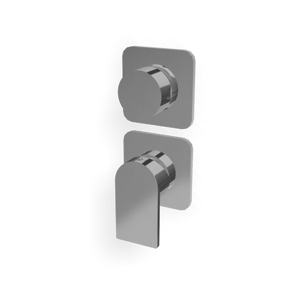 Treemme Ran RWIT22C2CC01 miscelatore doccia monocomando con deviatore 2 uscite senza parte incasso cromo