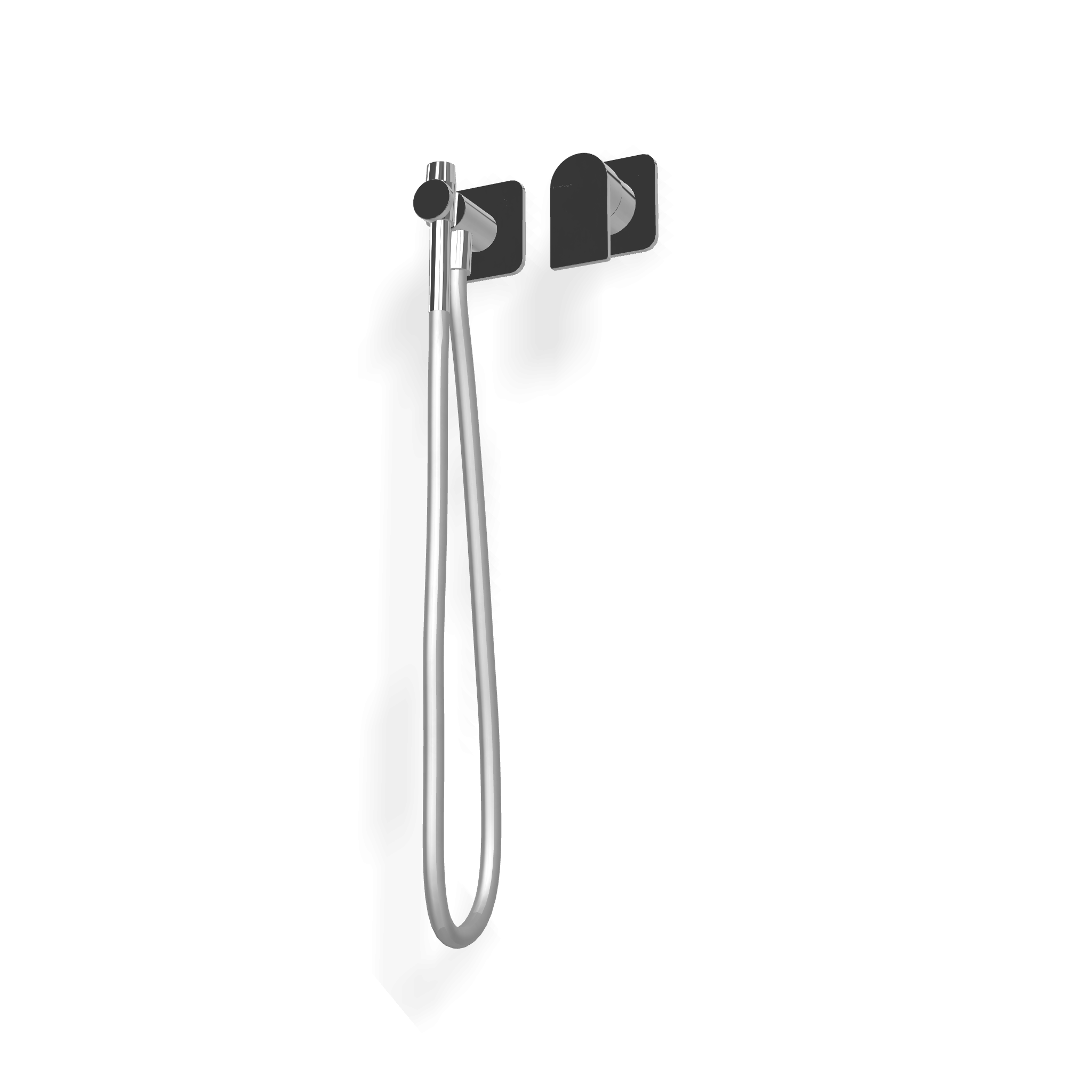 Treemme Ran RWIT22D4CC02 idroscopino bide wc con Cromo Lucido, dettaglio ravvicinato della finitura e del marchio...