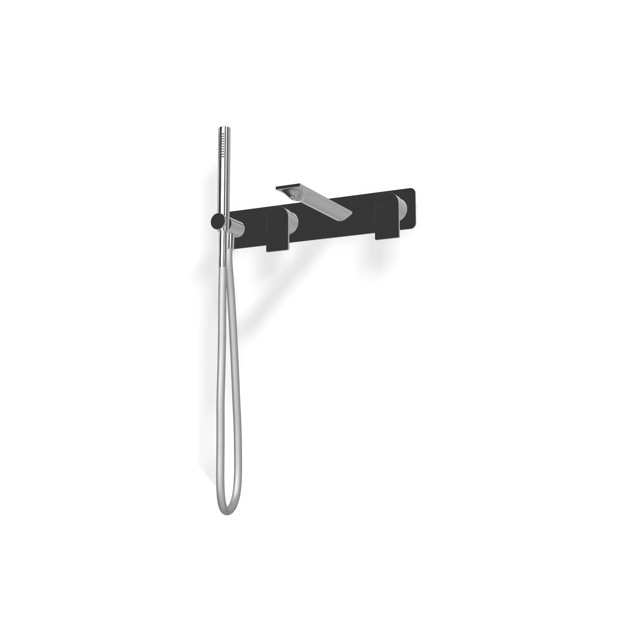 Treemme Ran RWIT22D7CC01 Miscelatore vasca monocomando visto dall'alto con superficie e piletta di scarico - Rubinetterie...