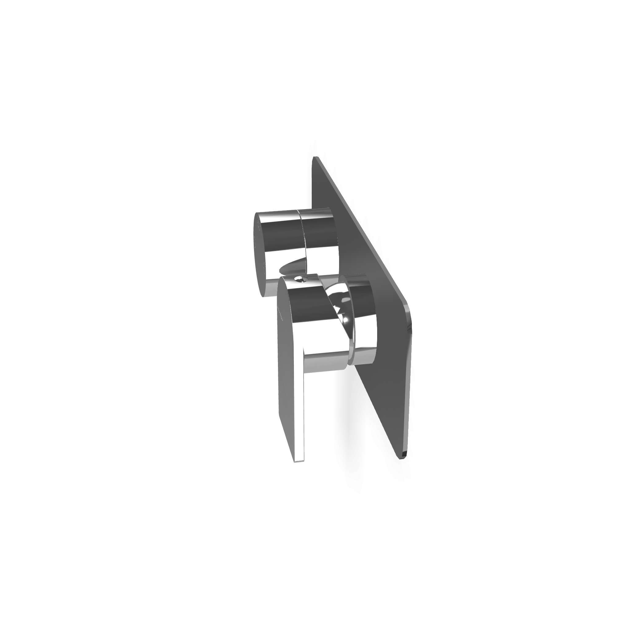 Treemme Ran RWIT22E2CC03 miscelatore doccia monocomando con Cromo Lucido, dettaglio ravvicinato della finitura e del...