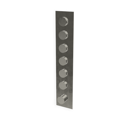 Treemme 3.6 RWIT2564IS35 miscelatore doccia termostatico a muro 6 uscite senza parte incasso inox satinato