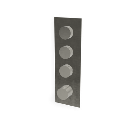 Treemme 3.6 RWIT2594IS03 miscelatore doccia termostatico a muro 3 uscite senza parte incasso inox satinato