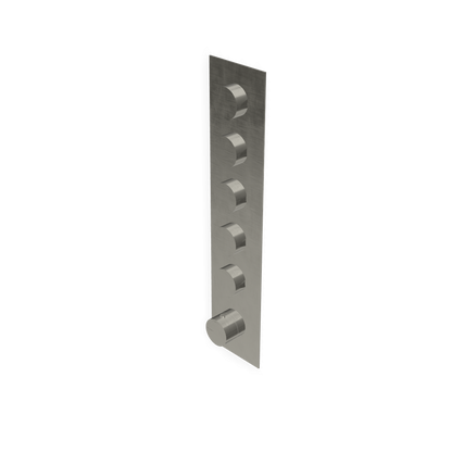 Treemme 3.6 RWIT2598IS35 miscelatore doccia termostatico a muro 5 uscite senza parte incasso inox satinato