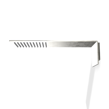 Treemme 3.6 RWIT2847IS01 soffione slim a parete 46x15 in acciaio inox satinato