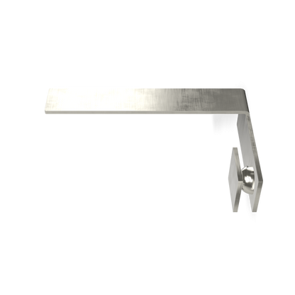 Treemme 5mm miscelatore lavabo a muro monocomando 23 cm senza parte incasso inox satinato