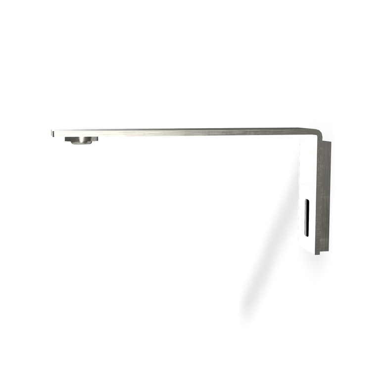 Treemme 5mm rubinetto elettronico per lavabo con Acciaio, vista laterale del profilo e della forma - Rubinetterie Treemme