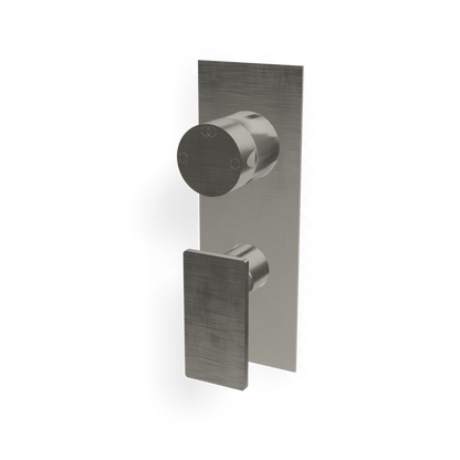 Treemme 5mm rwit28a2is01 miscelatore doccia monocomando a muro con deviatore 2 uscite senza parte incasso inox satinato