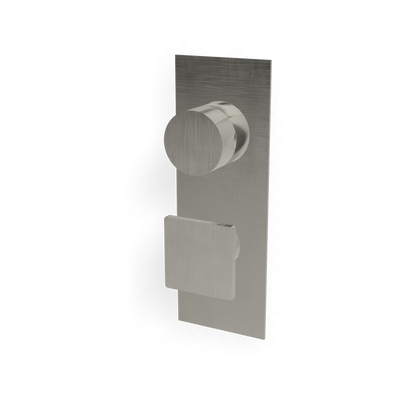 Treemme 5mm rwit28a3is03 miscelatore doccia monocomando con maniglia quadra deviatore 3 uscite inox satinato