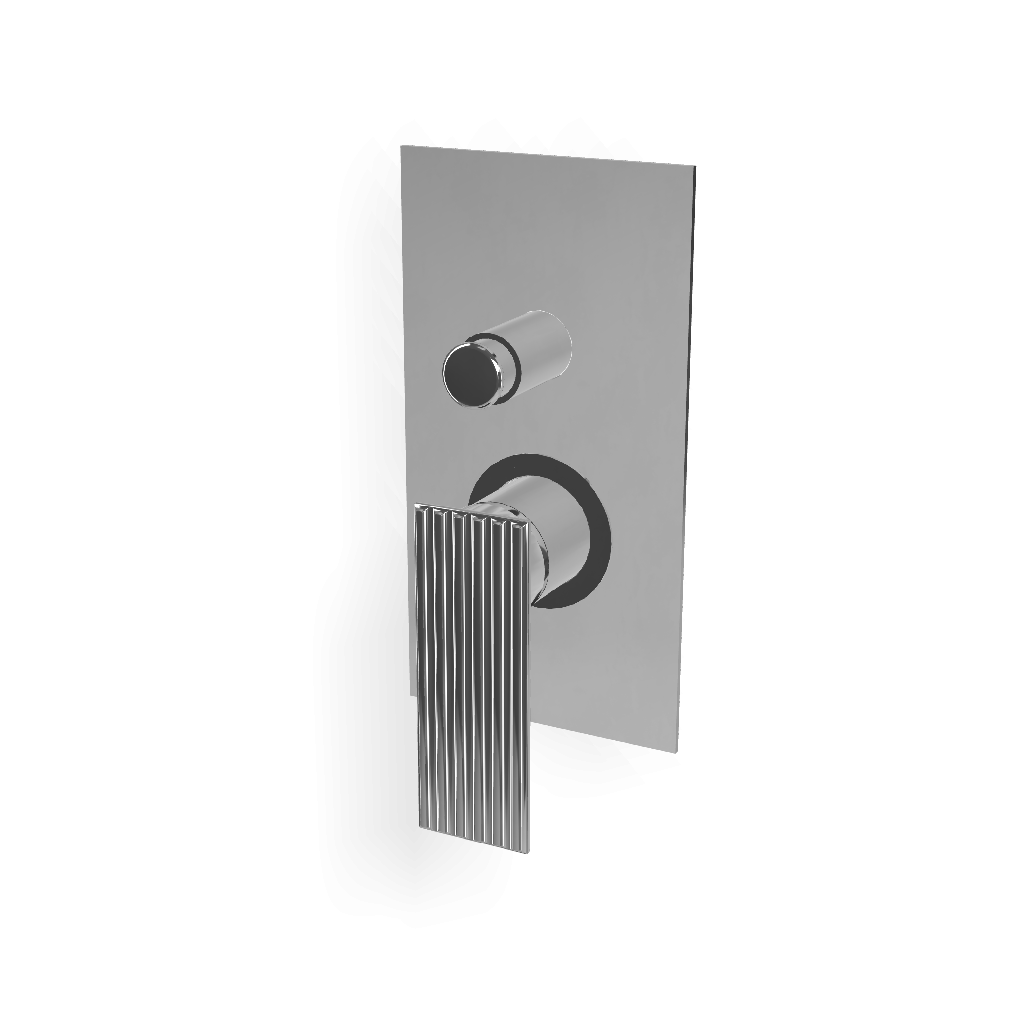 Treemme Los RWIT2AB1CC04 miscelatore monocomando doccia Cromo Lucido, componenti inclusi smontati: corpo incasso, placca...
