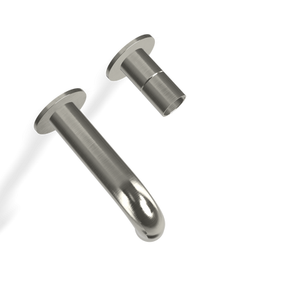 Treemme Watertube RWIT4AC5IS02 miscelatore monocomando lavabo incasso 170mm senza parte incasso inox satinato