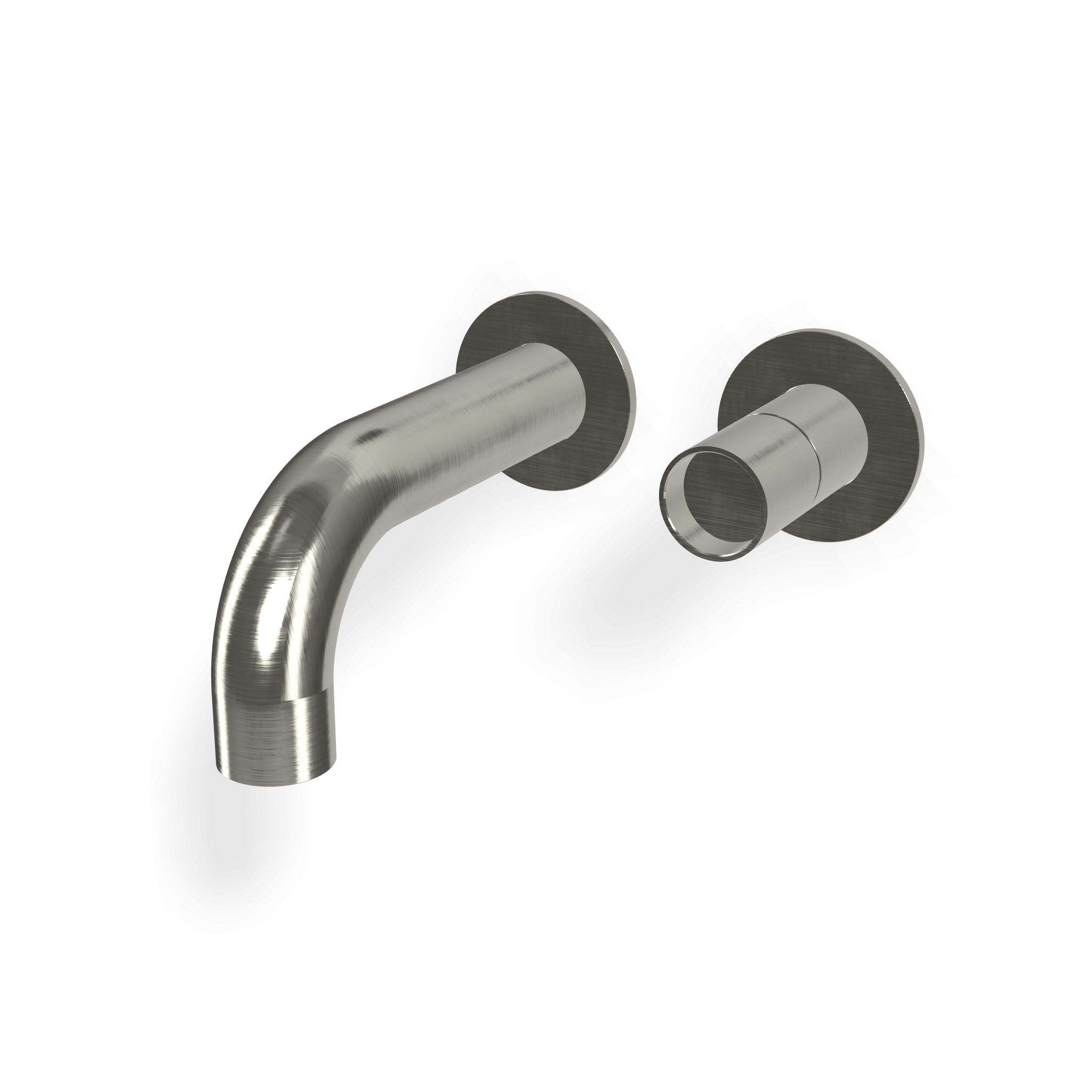 Treemme Watertube RWIT4AC5IS02 miscelatore monocomando Acciaio visto dall'alto con scarico e interno visibili...