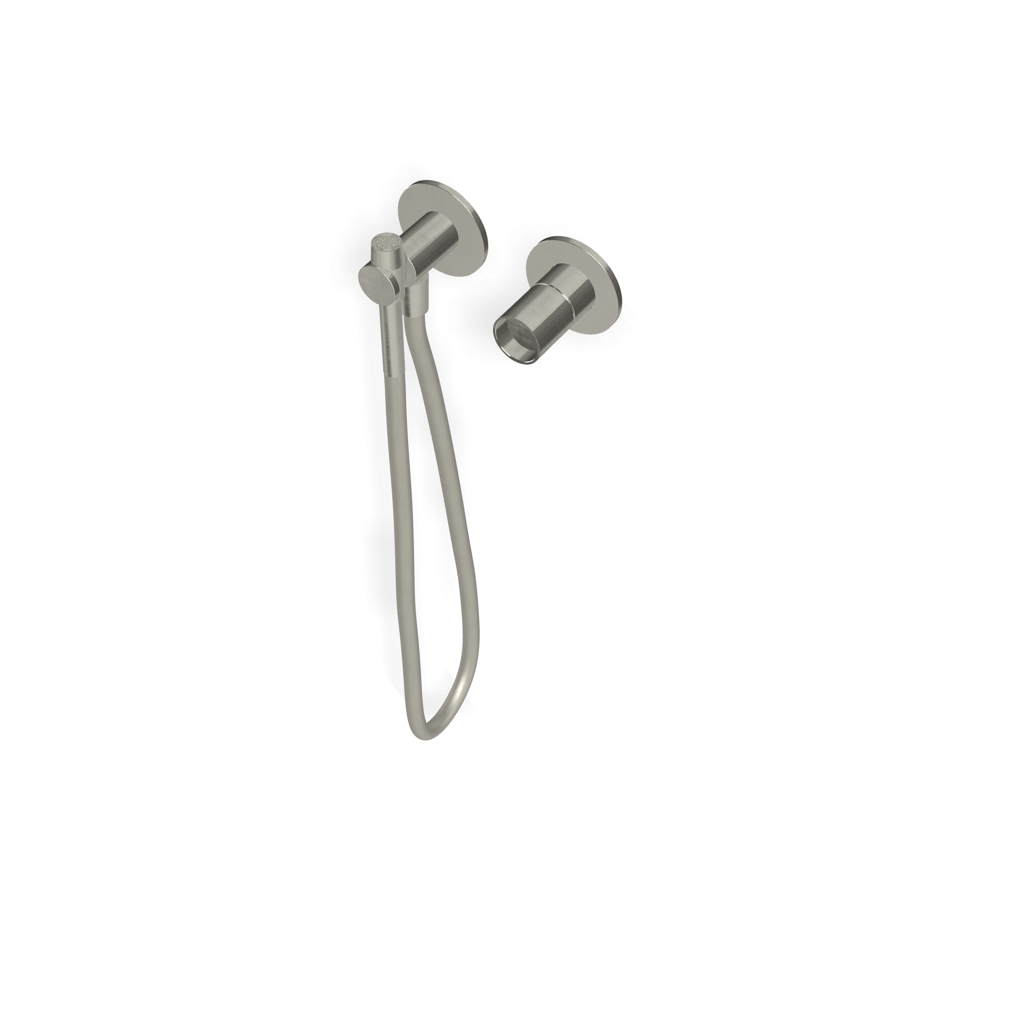 Treemme Watertube idroscopino per wc e bidet con Acciaio, dettaglio ravvicinato della finitura e del marchio...