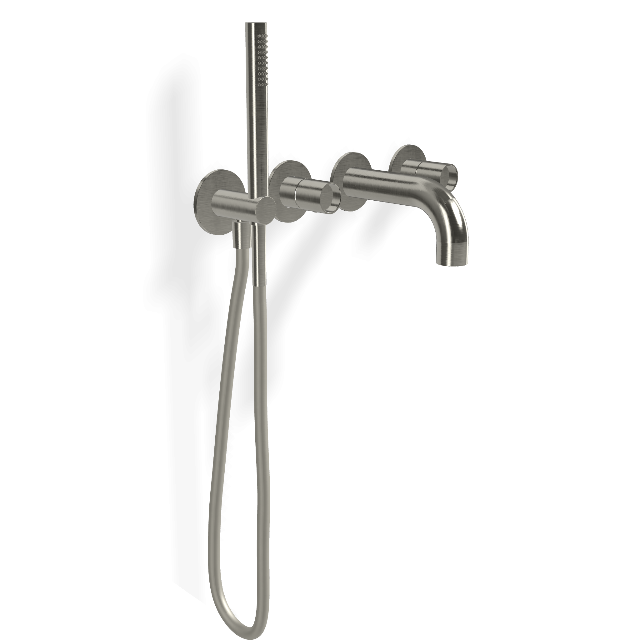 Treemme Watertube RWIT4AD8IS04 miscelatore monocomando Acciaio ambientato in box doccia con pareti in vetro...