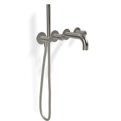 Treemme Watertube RWIT4AD8IS04 miscelatore monocomando vasca senza parte incasso inox satinato