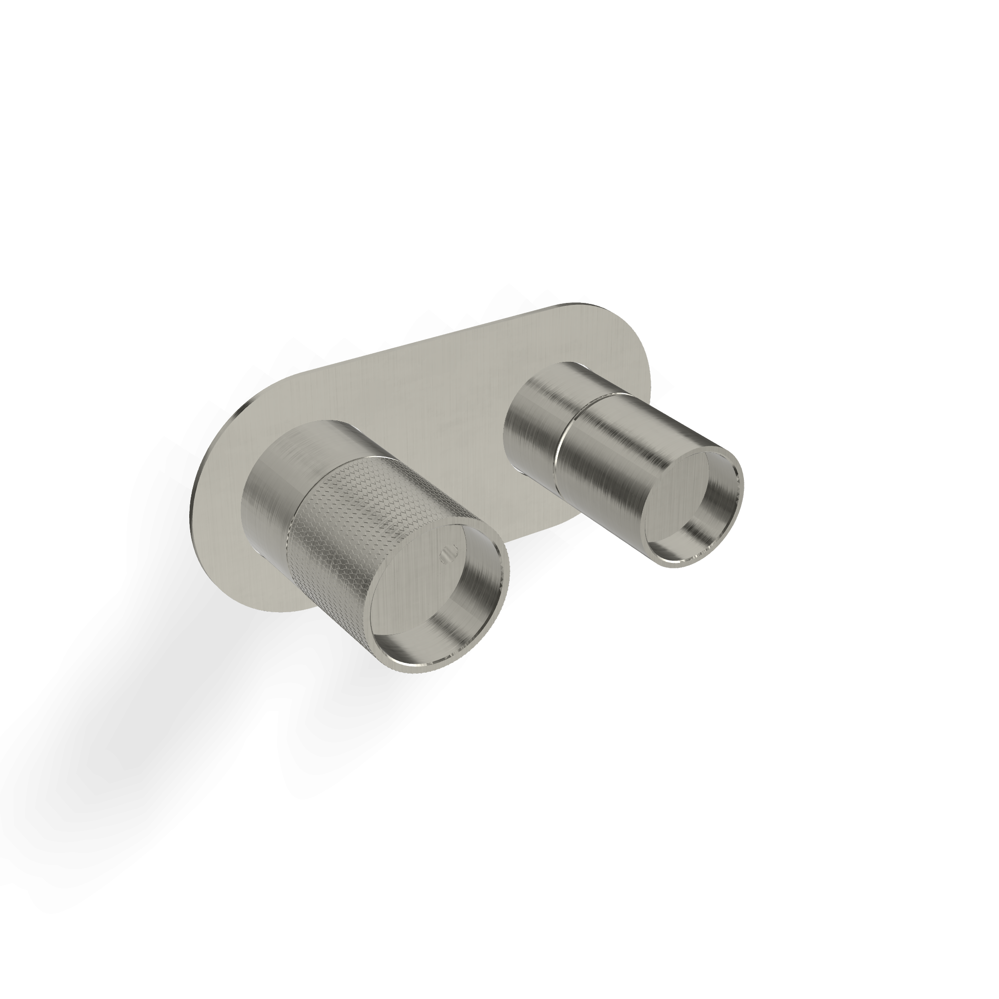 Treemme Watertube RWIT4AE2IS01 miscelatore doccia Acciaio, dettaglio ravvicinato della finitura e del marchio...