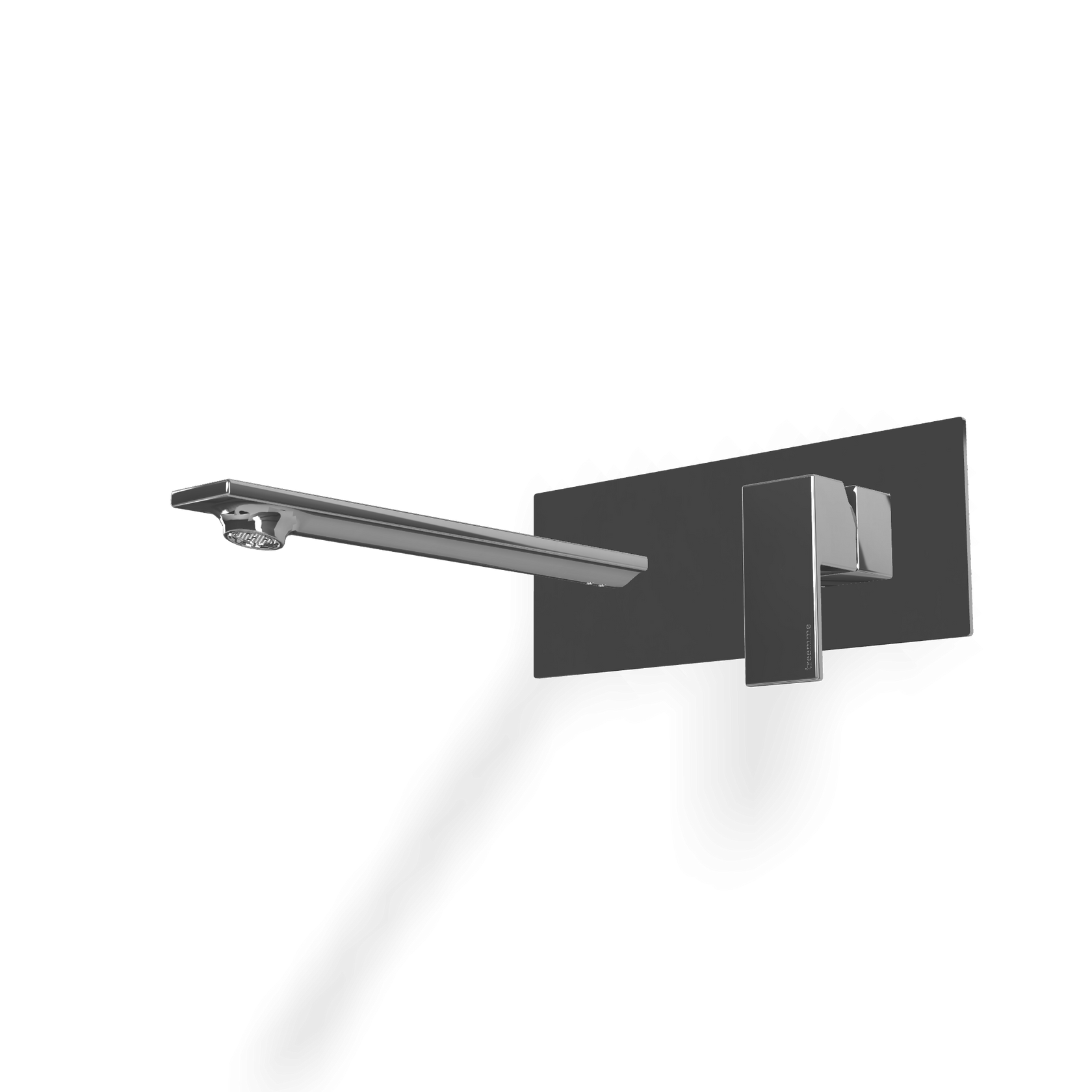 Treemme Q30 RWIT4BA5CC01 miscelatore lavabo incasso 180 mm Cromo Lucido, vista frontale su sfondo bianco - Rubinetterie...