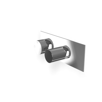 Treemme T30 RWIT5BE2CC02 miscelatore doccia monocomando con maniglia liscia e deviatore 2 uscite senza parte incasso cromo