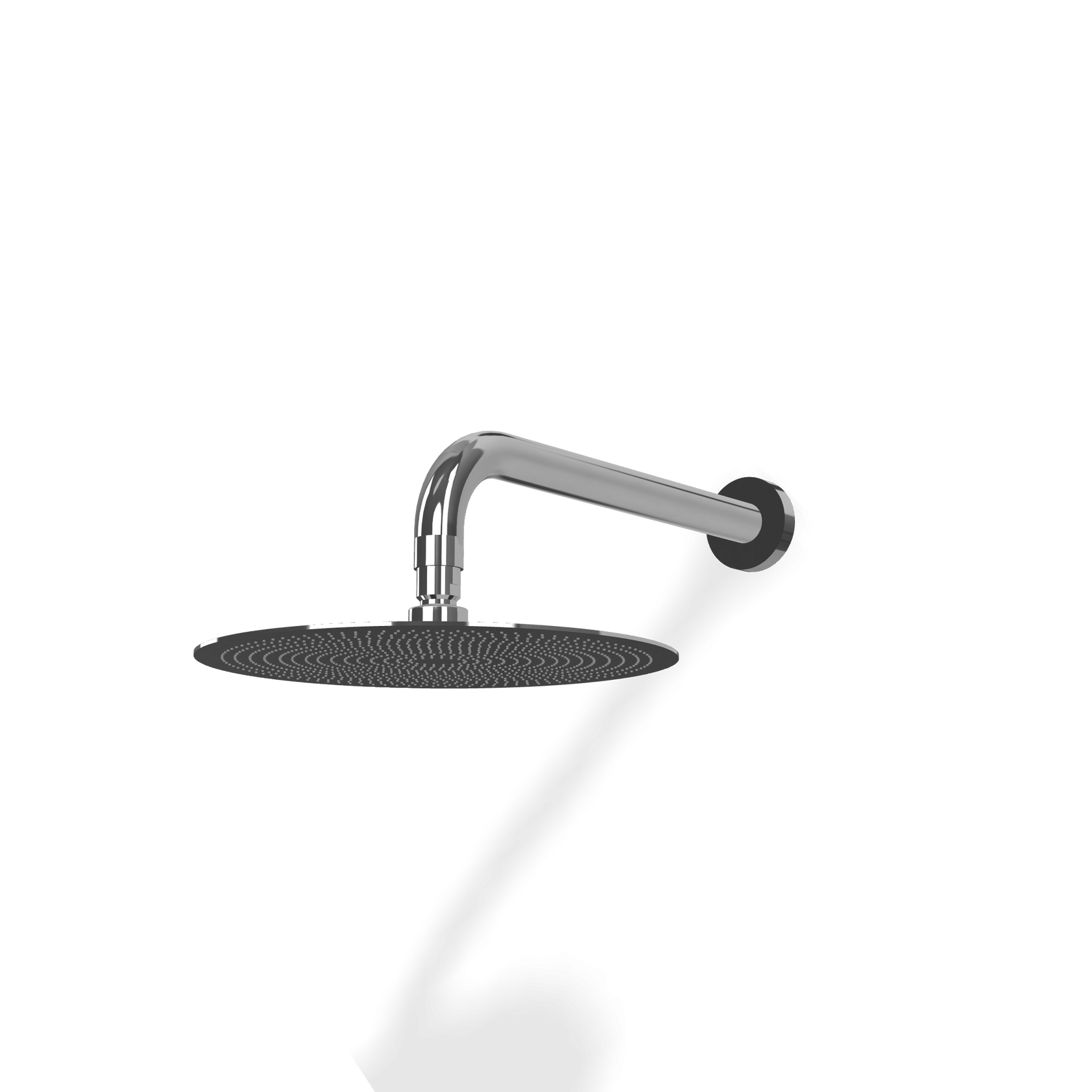 Treemme Up+ Soffione doccia 25 cm a parete anticalcare con, componenti inclusi smontati: corpo incasso, placca e rosone...