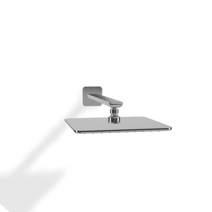Treemme Hask soffione doccia 25x25 a parete anticalcare in ottone cromo RWIT6A47CC01