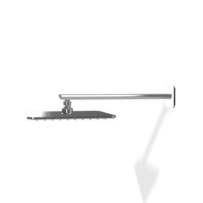 Treemme Hask soffione doccia 25x25 a parete anticalcare in ottone cromo RWIT6A47CC01