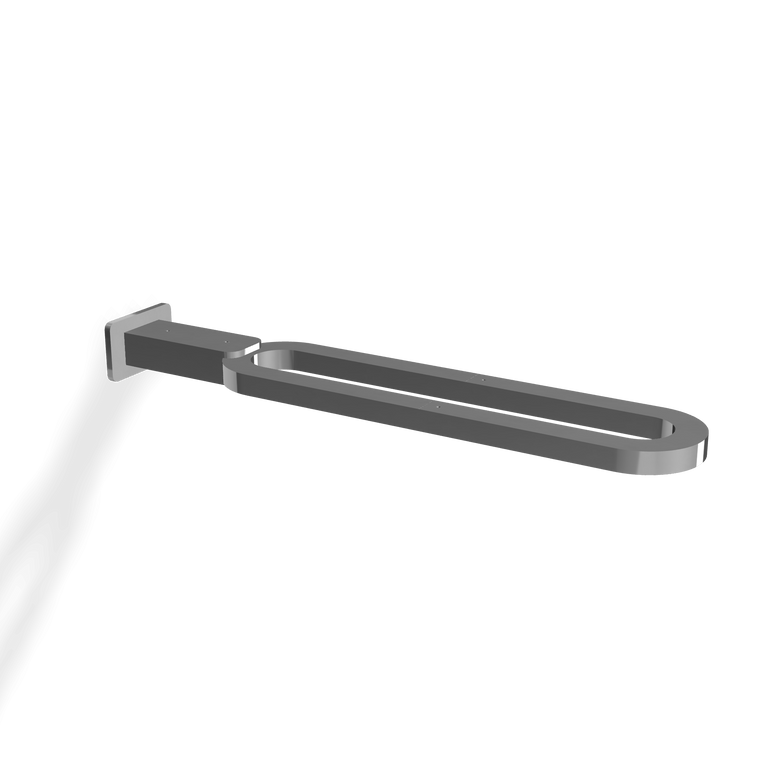 Treemme Philo RWIT7007CC01 soffione a parete 442 mm con Cromo Lucido, dettaglio ravvicinato della finitura e del marchio...