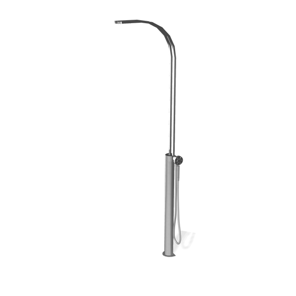 Tremme Philo RWIT7062CC10 miscelatore doccia H.213 cm a pavimento monocomando con doccetta cromo