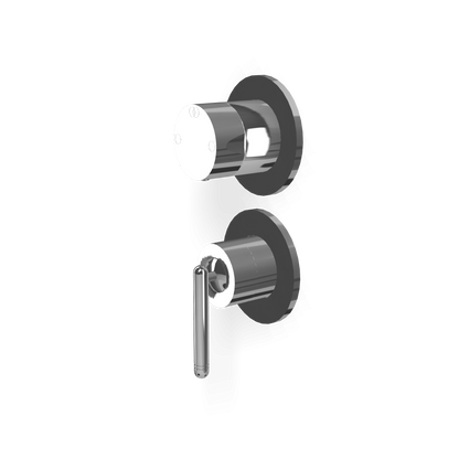 Tremme Philo RWIT70C2CC01 miscelatore doccia monocomando tondo con deviatore 2 uscite 2 piastre senza parte incasso cromo