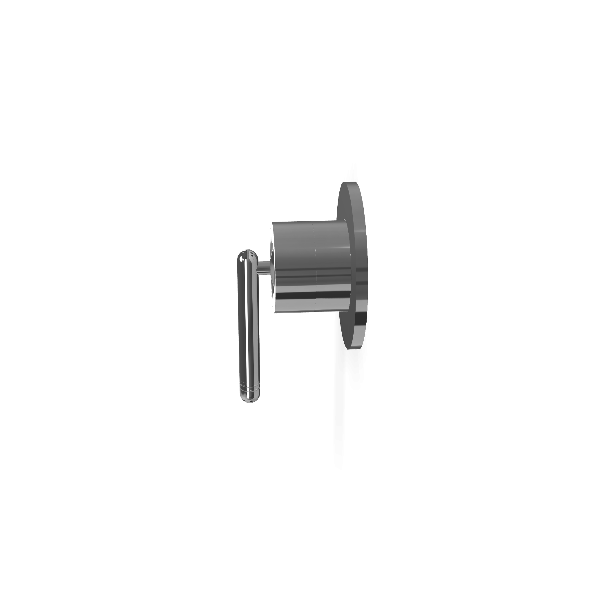 Tremme Philo RWIT70C8CC01 monocomando remoto per lavabo Cromo Lucido, dettaglio ravvicinato della finitura e del marchio...
