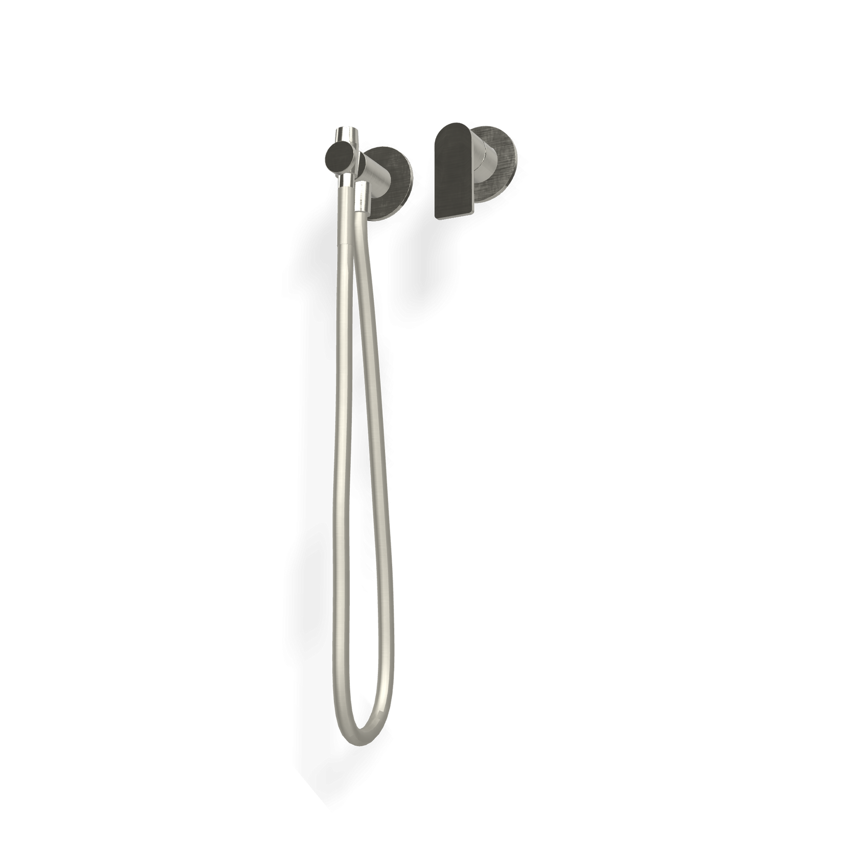 Treemme 3.6 idroscopino bidet e wc con miscelatore senza Acciaio, componenti inclusi smontati: corpo incasso, placca e...