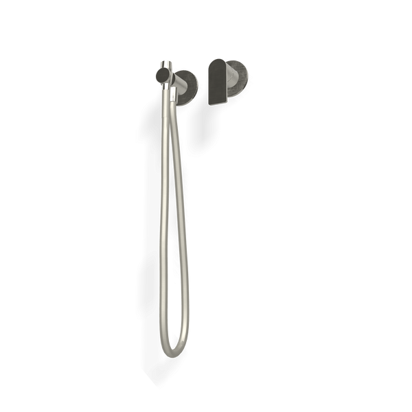 Treemme 3.6 idroscopino bidet e wc con miscelatore senza parte incasso inox satinato
