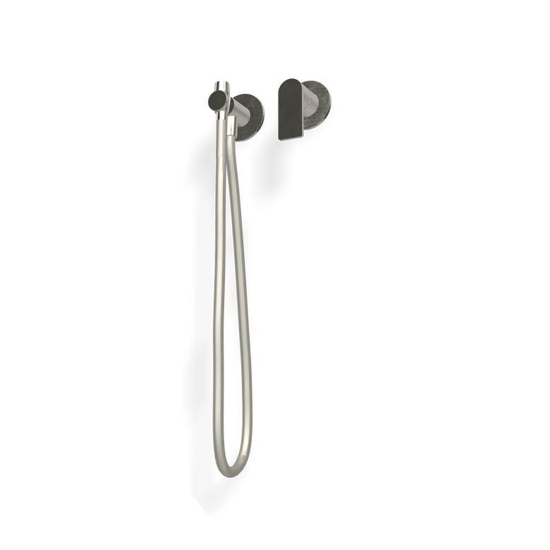 Treemme 3.6 idroscopino bidet e wc con miscelatore senza Acciaio, componenti inclusi smontati: corpo incasso, placca e...