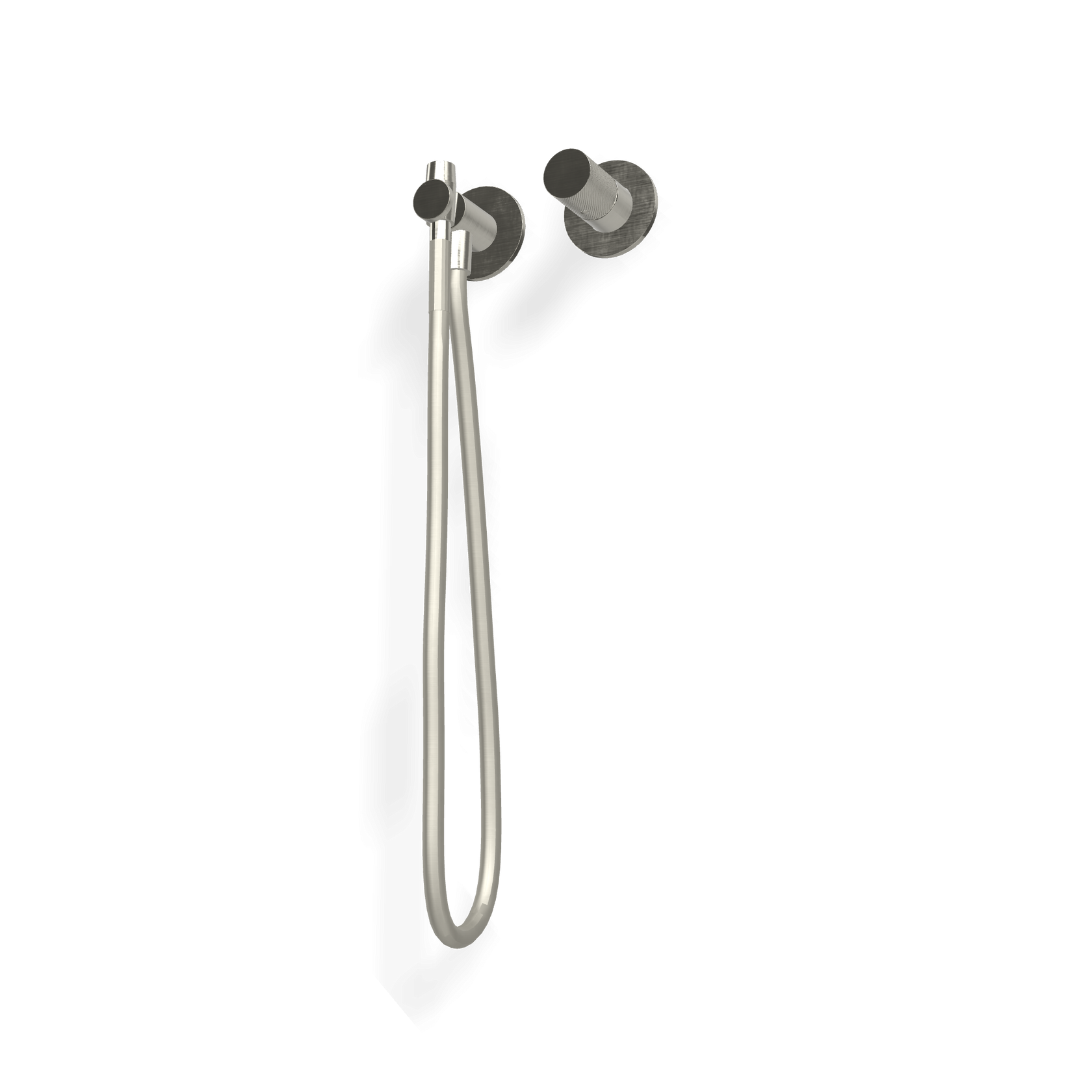 Disegno tecnico con quote di Treemme 3.6 idroscopino bidet e wc con miscelatore senza Acciaio - Rubinetterie Treemme