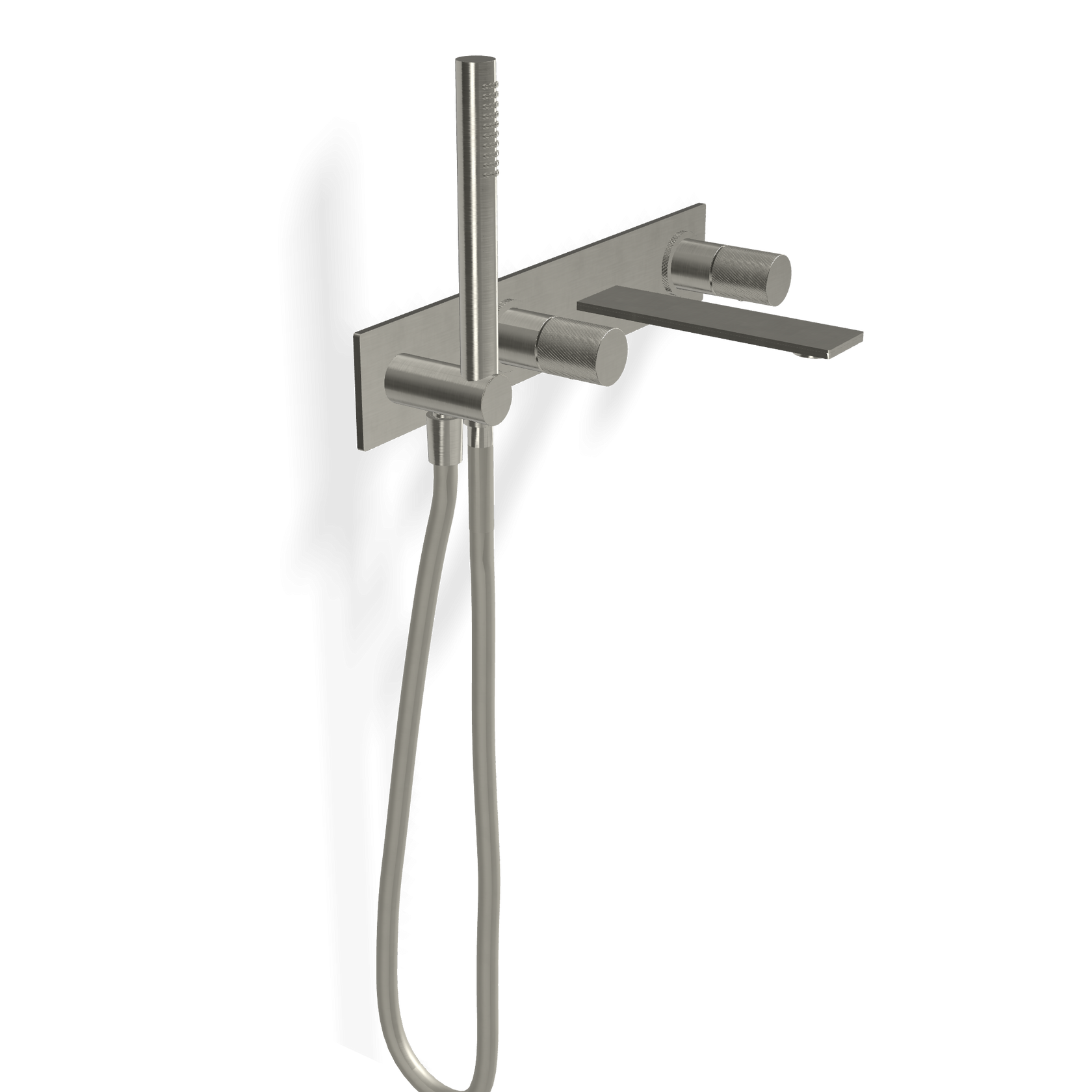 Treemme 3.6 RWIT9AD7IS21 miscelatore vasca monocomando a Acciaio ambientato in box doccia con pareti in vetro...