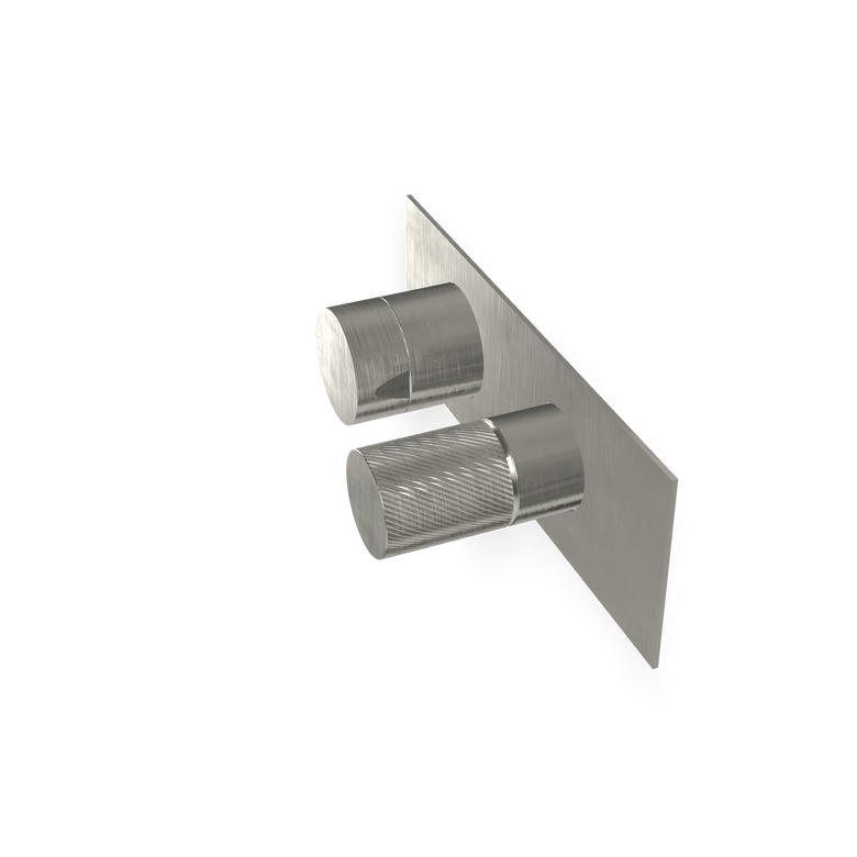 Disegno tecnico con quote di Treemme 3.6 RWIT9AE2IS02 miscelatore doccia monocomando con Acciaio - Rubinetterie Treemme