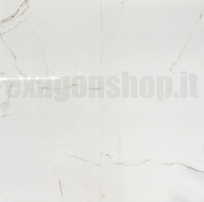 La Fenice Marble 80x80 Pavimento Rivestimento Rettificato Effetto Marmo Prima Scelta Statuario